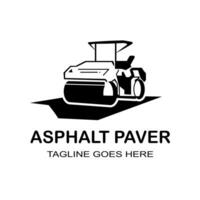 asfalt logo in wit achtergrond. vrij vector
