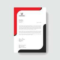 professioneel en creatief modern zakelijke bedrijf brief hoofd sjabloon. vector