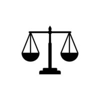 schalen van rechtvaardigheid pictogram vector