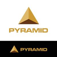 piramide logo sjabloon vector