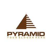 piramide logo sjabloon vector