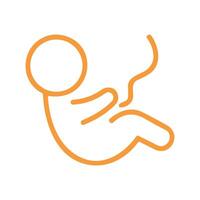 baby vector icoon en illustratie