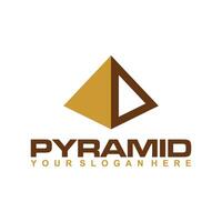 piramide logo sjabloon vector