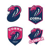 cobra slang sport logo sjabloon vector