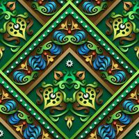 vector abstract decoratief etnisch sier- naadloos patroon