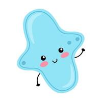 herbruikbaar menstruatie- periode kussen. vrouwen intiem hygiëne item. gelukkig kawaii karakter. vector