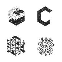 veelzijdig en modern vector logo ontwerpen verzameling
