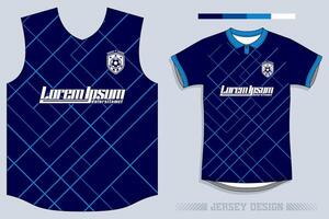 sport jersey en t-shirt sjabloon sport jersey ontwerp vector. sportontwerp voor voetbal, racen, gaming-jersey. vector. vector