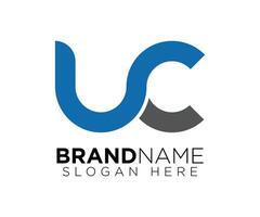 u c logo ontwerp vector sjabloon