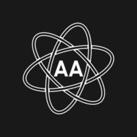 aa brief logo ontwerp Aan wit achtergrond. aa logo. aa creatief initialen brief monogram logo icoon concept. aa brief ontwerp vector