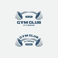fitness gym logo ontwerpsjabloon vector