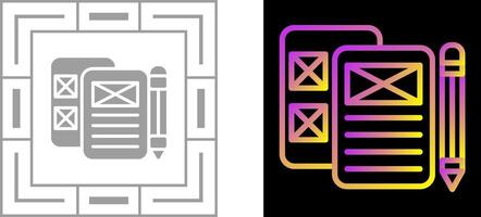 laag trouw prototyping vector icoon