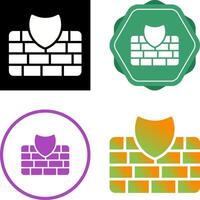 firewall vector pictogram