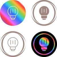 LED lamp vector icoon
