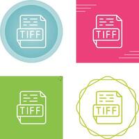 tiff vector icoon