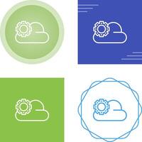 wolk vector pictogram