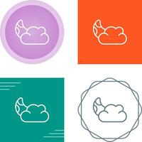 wolk vector pictogram