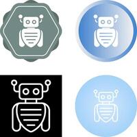 robot assistent vector icon