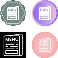 menu vector icoon