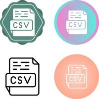 csv vector icoon