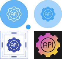 api vector pictogram