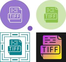 tiff vector icoon