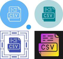 csv vector icoon