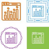 analyse vector pictogram