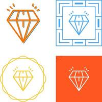 diamant vector pictogram