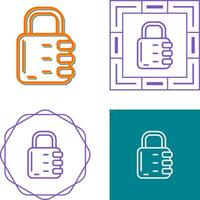 hangslot vector pictogram