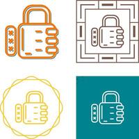 hangslot vector pictogram