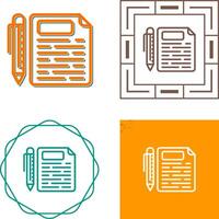 contract vector pictogram