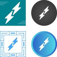 bliksem vector pictogram