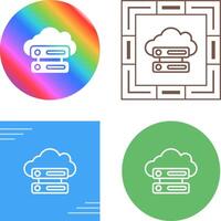 cloud computing vector icon