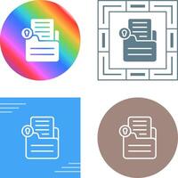 document slot vector icoon