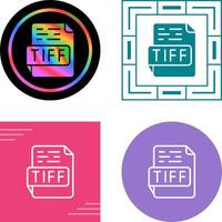 tiff vector icoon