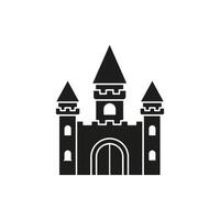 kasteel icoon vector. vesting illustratie teken. bolwerk symbool. toren logo. vector