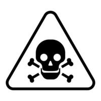 giftig icoon vector. radioactief verspilling illustratie teken. vergiftigen symbool. vector