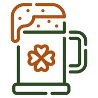 groen bier icoon voor web, app, infografisch, enz vector