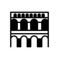 Romeins aquaduct icoon in vector. logotype vector
