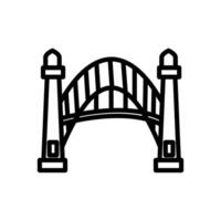 Sydney brug icoon in vector. logotype vector