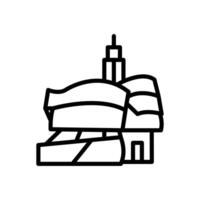 Canadees museum icoon in vector. logotype vector