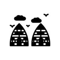 houtskool ovens icoon in vector. logotype vector