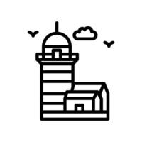 meisjesnaam toren icoon in vector. logotype vector