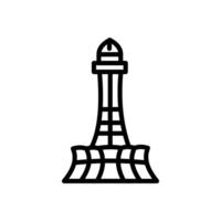 minar e Pakistan icoon in vector. logotype vector