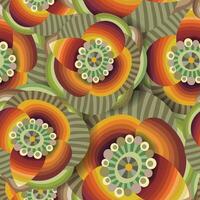 mooi decoratief bloemen sier- naadloos patroon vector