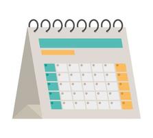 deadline kalender illustratie vector