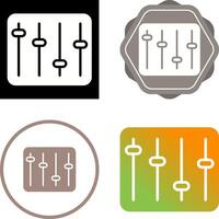 equalizer vector icoon