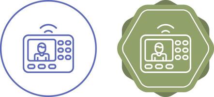 intercom systeem vector icoon