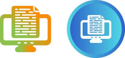 document vector pictogram